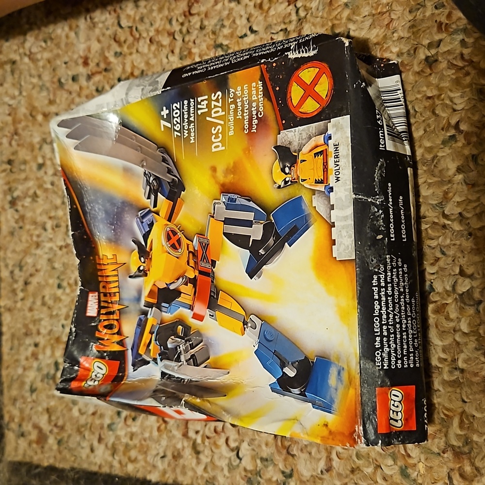 Marvel Lego Wolverine Mech Armor Not Open See Description